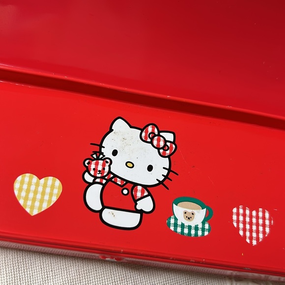 🖤1994 Hello Kitty Metal Pencil Case by Sanrio - Picture 16 of 16